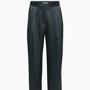 Aritzia Babaton Pleated Satin Pant